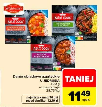 Danie obiadowe azjatyckie U Jędrusia Asia Cook