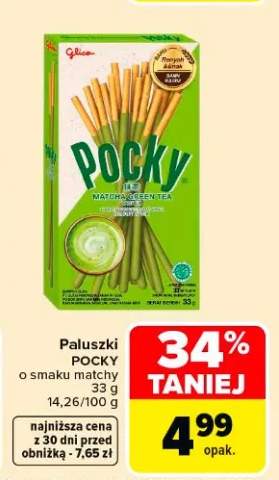 Paluszki Pocky o smaku matchy Glico