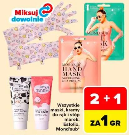 Maski i kremy do rąk i stóp Mond'sub