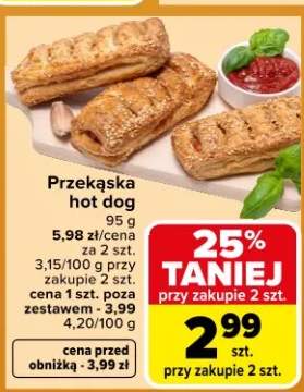 Przekąska hot dog