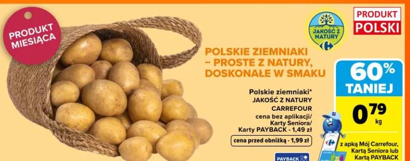 Ziemniaki polskie Jakość z Natury Carrefour