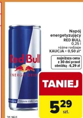 Napój energetyzujący Red Bull