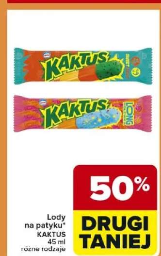 Lody na patyku Kaktus