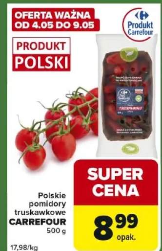 Pomidory truskawkowe polskie Carrefour