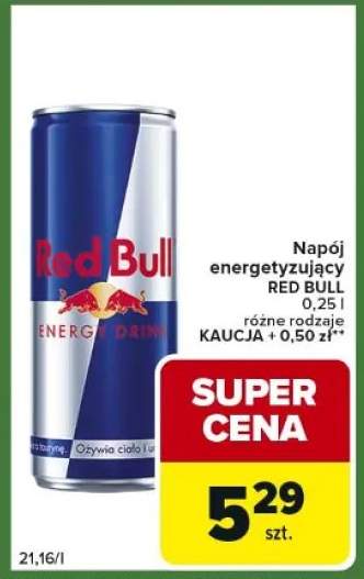 Napój energetyzujący Red Bull