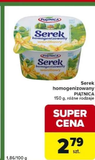 Serek homogenizowany waniliowy Piątnica