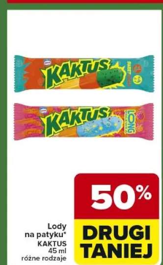 Lody na patyku Kaktus