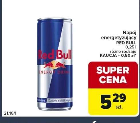 Napój energetyzujący Red Bull