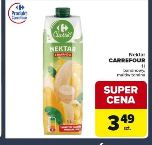 Nektar bananowy Carrefour Classic