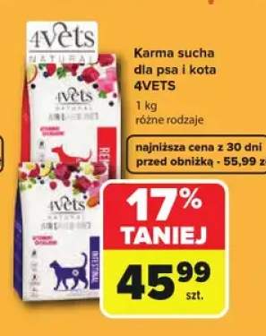 Karma sucha dla psa i kota 4Vets Natural