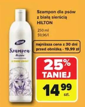 Szampon dla psów z białą sierścią Hilton