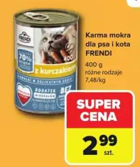 Karma mokra dla psa i kota Frendi z kurczakiem