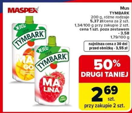 Mus Tymbark malina