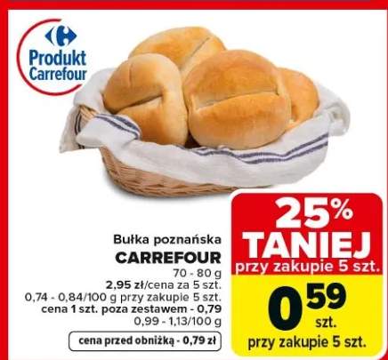 Bułka poznańska Carrefour