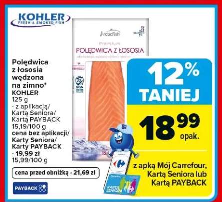 Polędwica z łososia wędzona na zimno Kohler