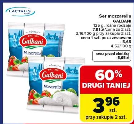 Ser mozzarella Galbani