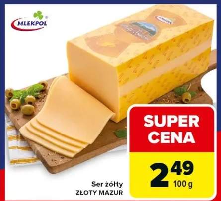 Ser żółty Złoty Mazur