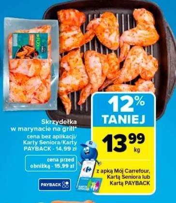 Skrzydełka w marynacie na grill