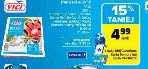 Paluszki surimi VICI