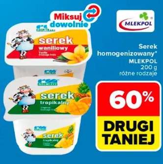 Serek homogenizowany Mlekpol