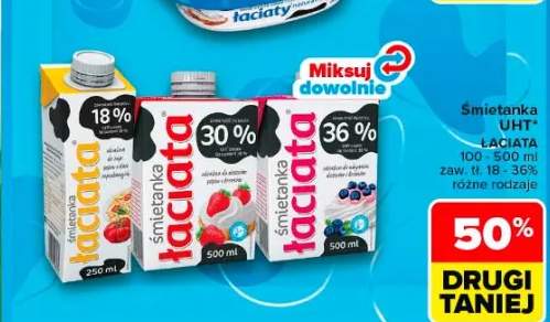 Śmietanka UHT ŁACIATA 30%