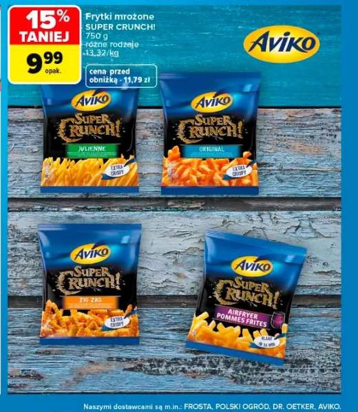Frytki mrożone Super Crunch! Aviko