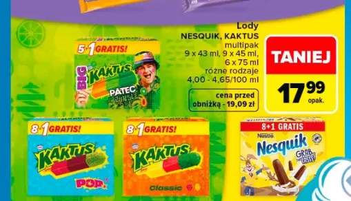 Lody Kaktus multipak