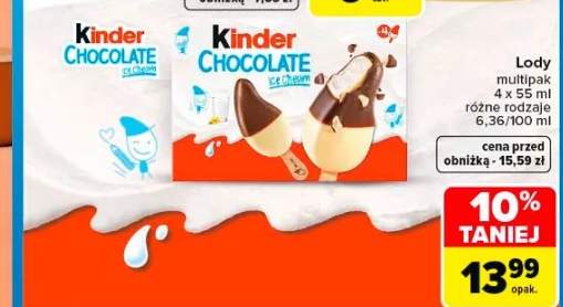 Lody multipak Kinder Chocolate