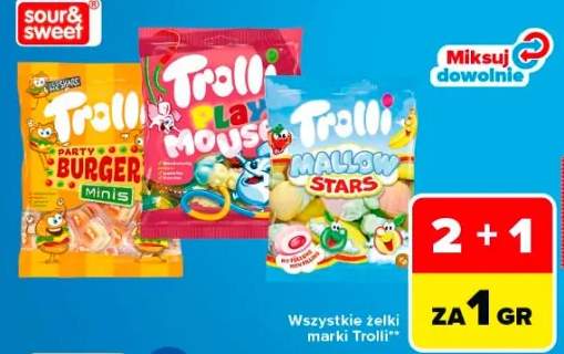 Żelki Trolli Burger Minis