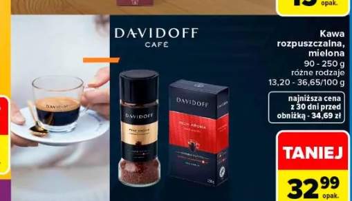 Kawa rozpuszczalna DAVIDOFF