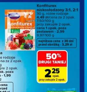 Konfiturex niskosłodzony 3:1 Gellwe