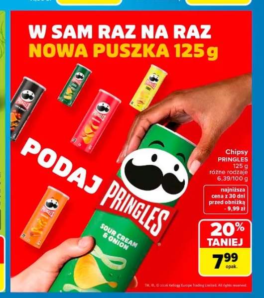 Chipsy Pringles Hot & Spicy