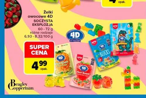 Żelki owocowe 4D SOCZYSTA EKSPLOZJA AMOS