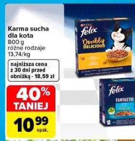 Karma sucha dla kota Doubly Delicious Felix