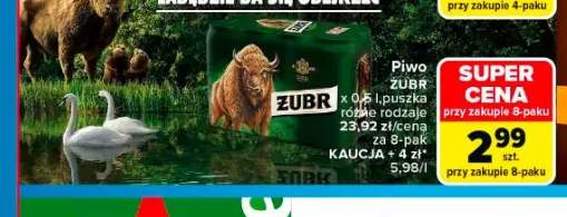 Piwo Żubr 8-pak 0,5l