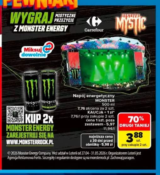 Napój energetyczny Monster 500ml