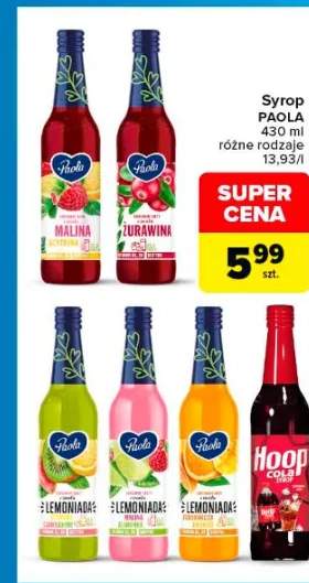 Syrop Paola żurawina 430ml