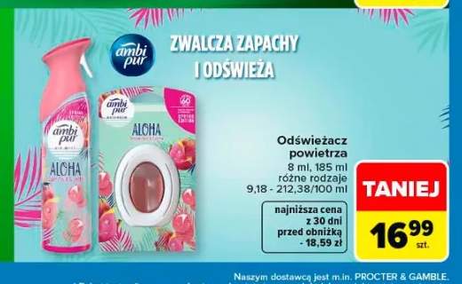 Odświeżacz powietrza Ambi Pur Aloha spray