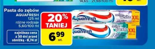 Pasta do zębów Aquafresh Active White XXL