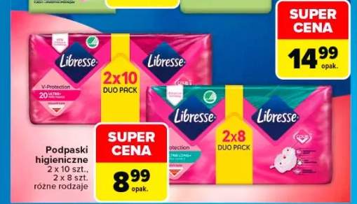 Podpaski higieniczne Libresse 2-pak