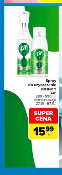 Spray do czyszczenia CIF Infinity