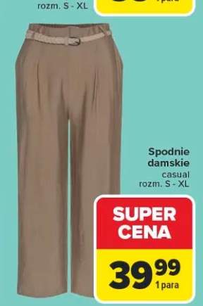 Spodnie damskie casual rozm. S-XL