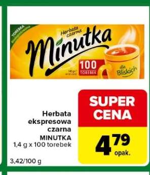 Herbata ekspresowa czarna MINUTKA