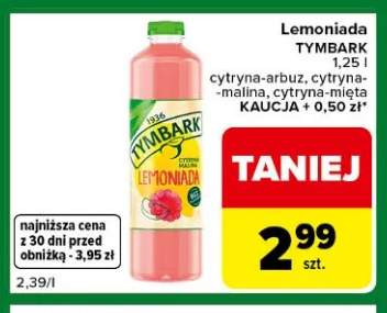 Lemoniada Tymbark cytryna-malina