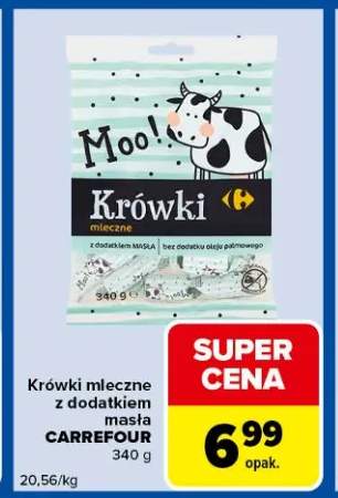 Krówki mleczne z dodatkiem masła CARREFOUR