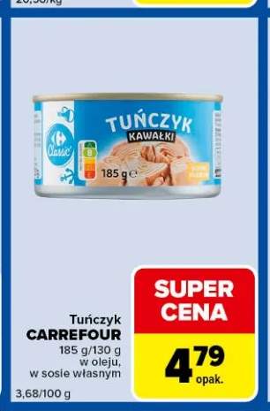 Tuńczyk w sosie własnym CARREFOUR