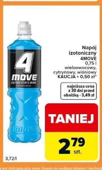 Napój izotoniczny 4Move wieloowocowy