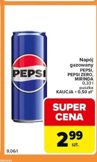 Napój gazowany Pepsi Zero