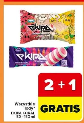 Lody Ekipa Koral Ice Cream Sandwich 50-150ml