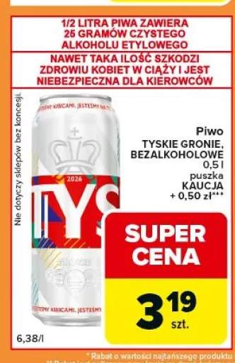 Piwo Tyskie Gronie 0,5l